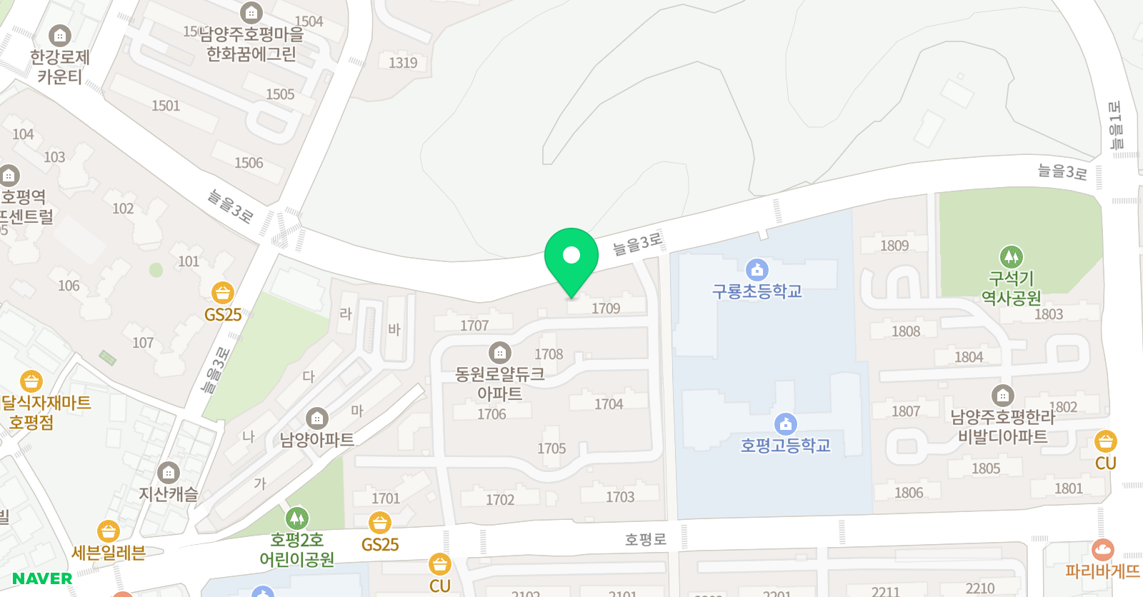 동원꿀잼 수학영어공부방 위치