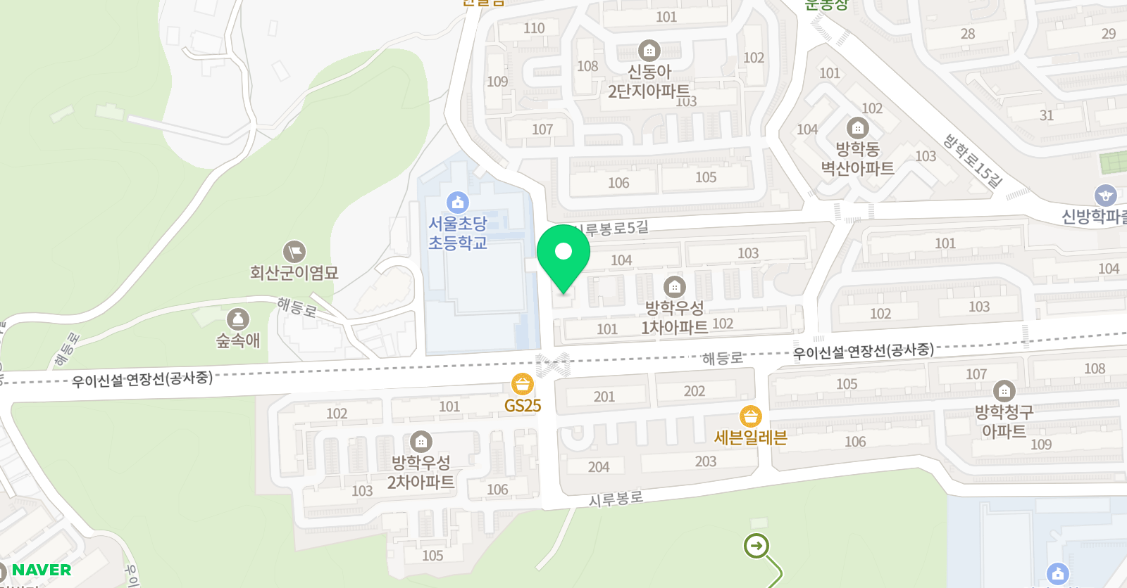 정연 독서논술 교습소 위치