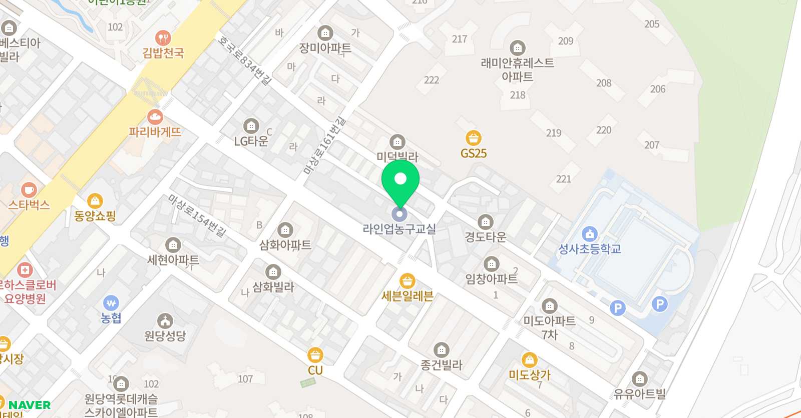 챔프 스포츠 위치