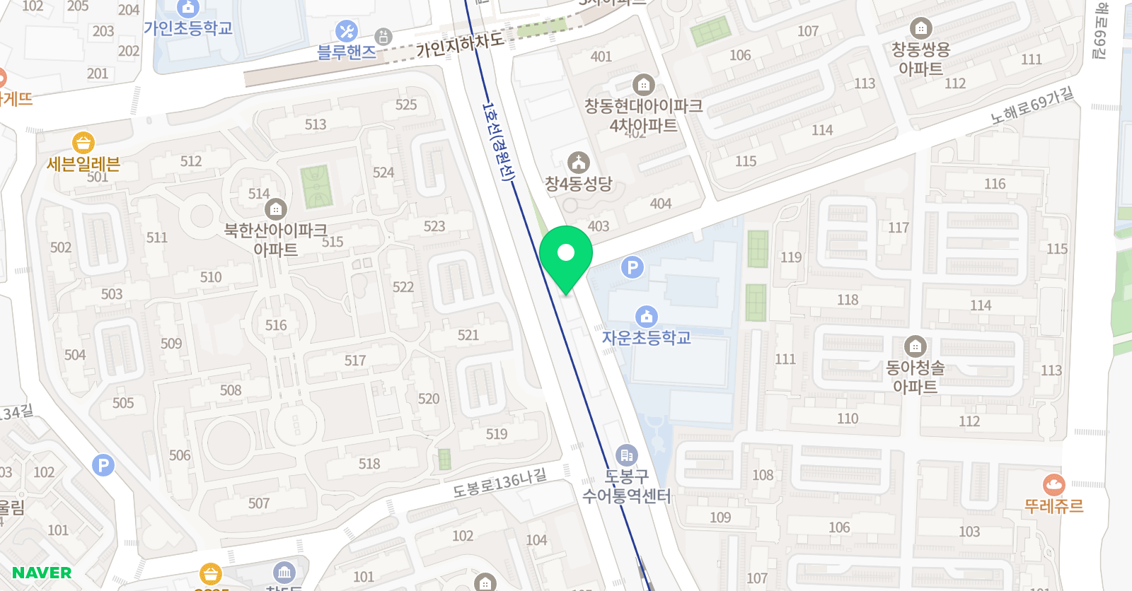 루체테 어학원 서울도봉캠퍼스 위치