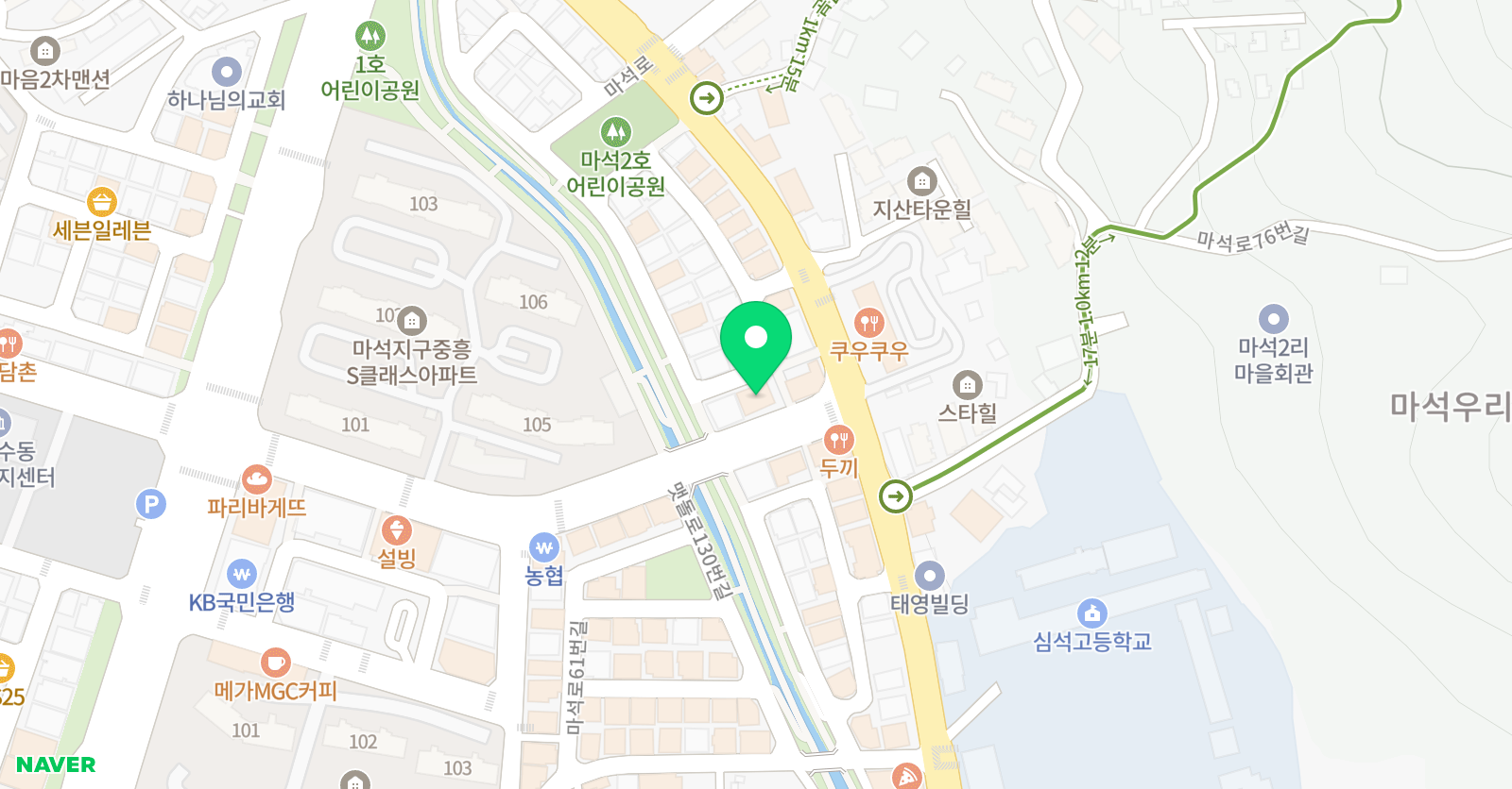 와이앤로직 학원 위치