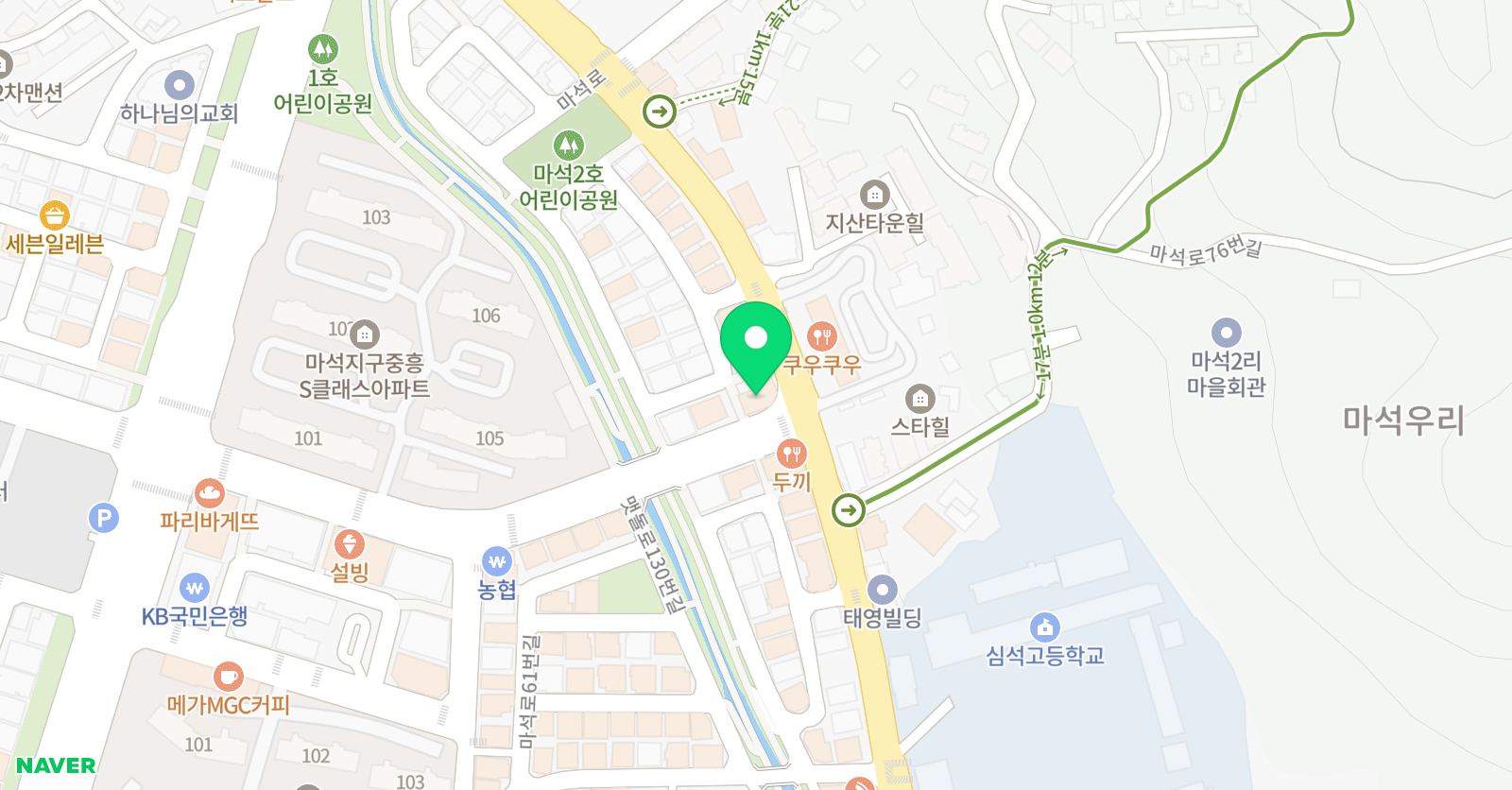 엄 수학학원 위치