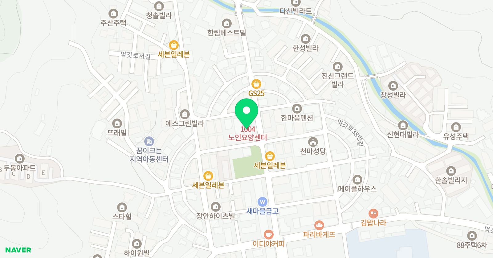 빨간펜 수학의달인 화도천마점 위치