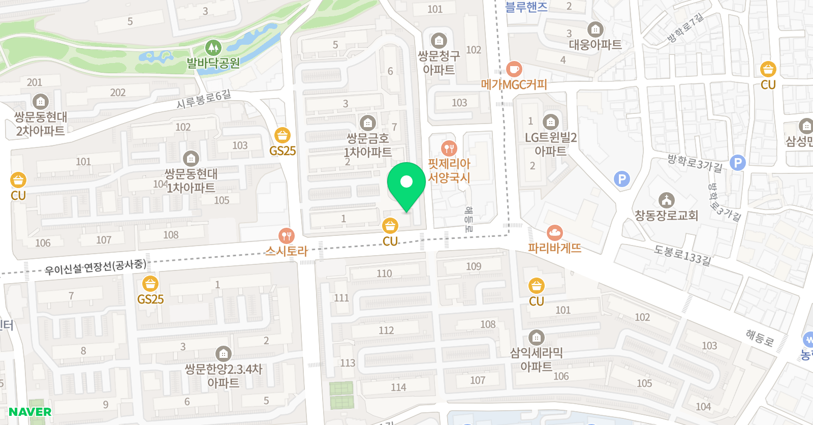 스마트해법영어 금호엘리트 영어교습소 위치
