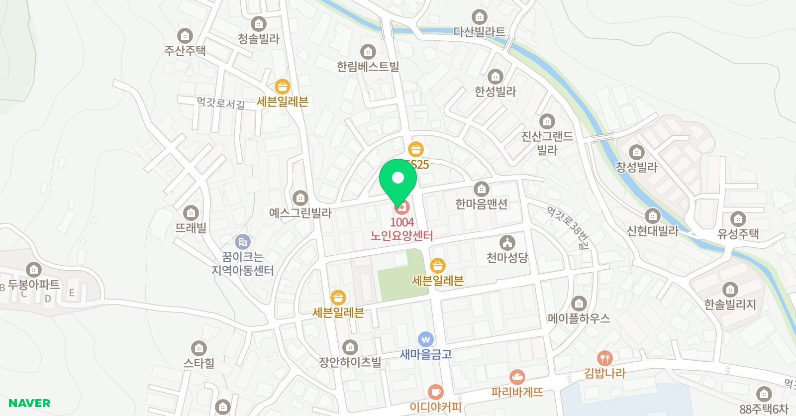 뮤엠영어 묵현 어학원 위치