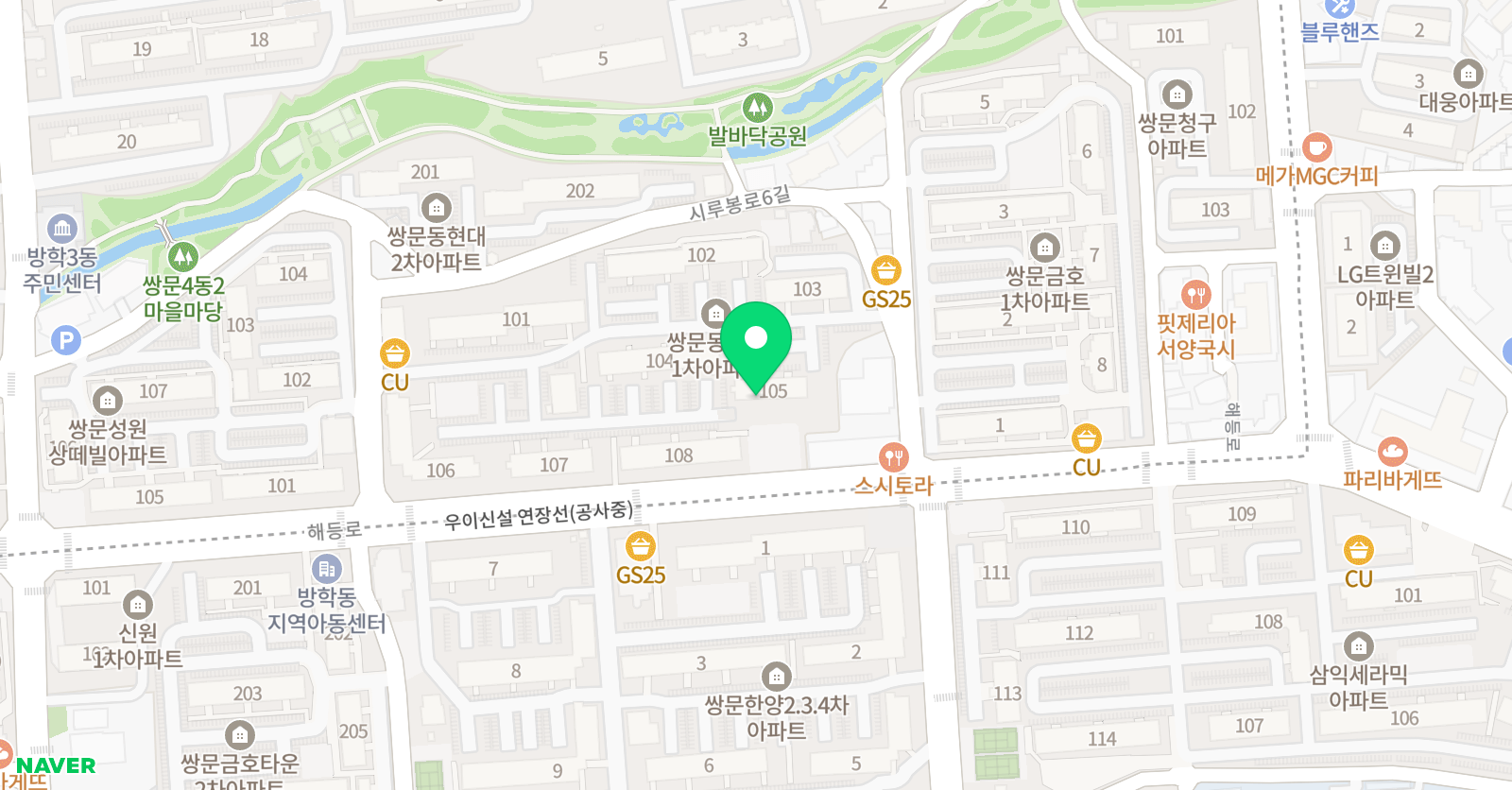 쏙쏙 공부방 위치