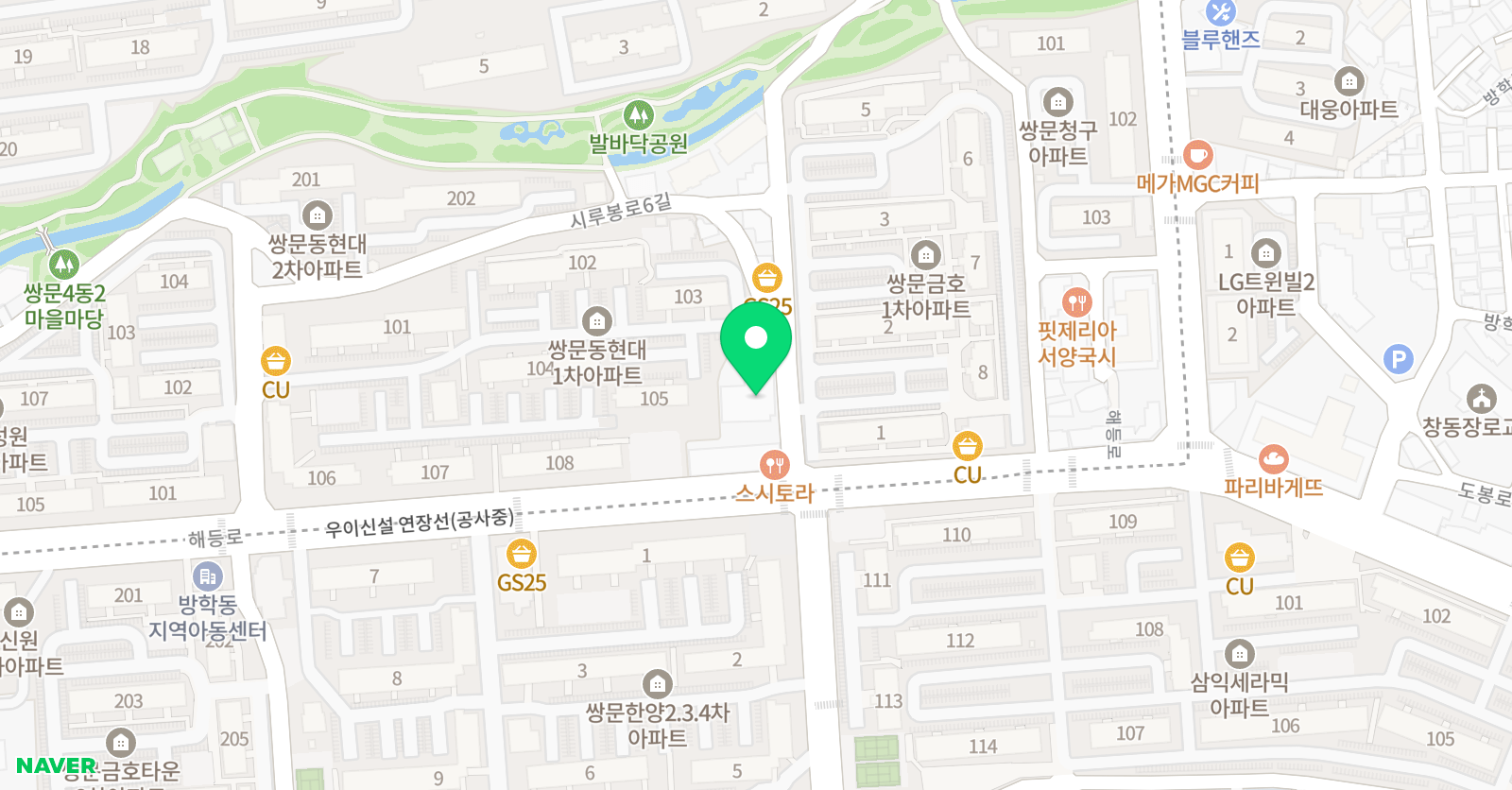 우진 음악학원 위치