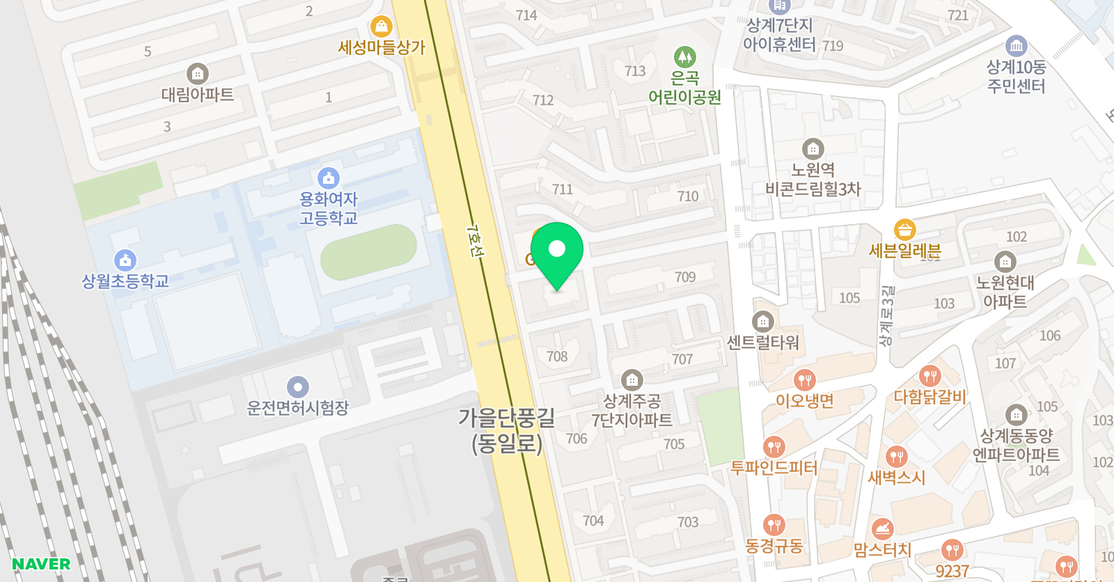 예쁜소리 음악학원 위치