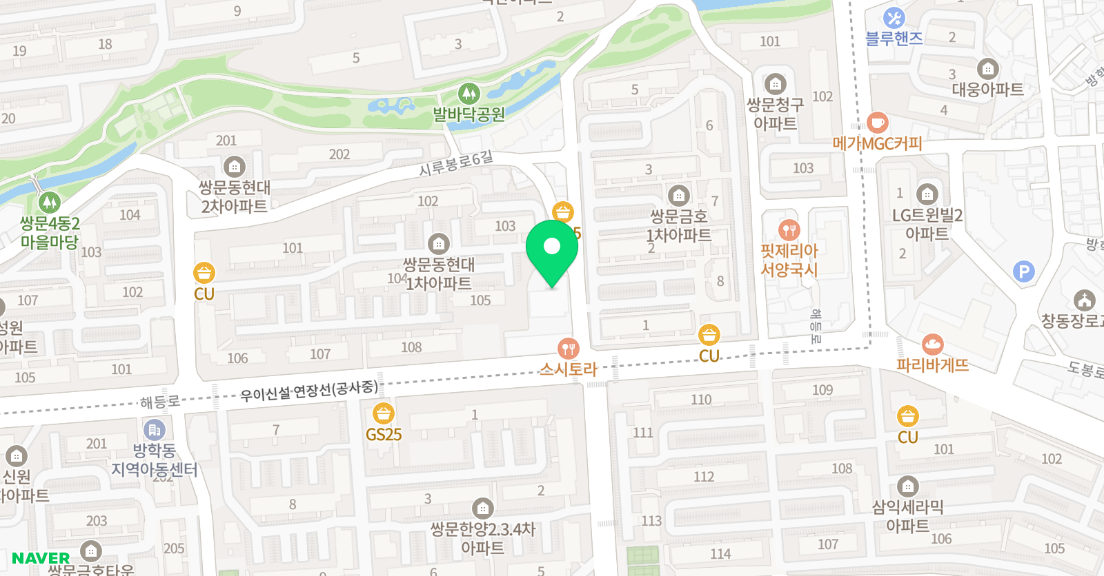 정희경 국어논술 위치