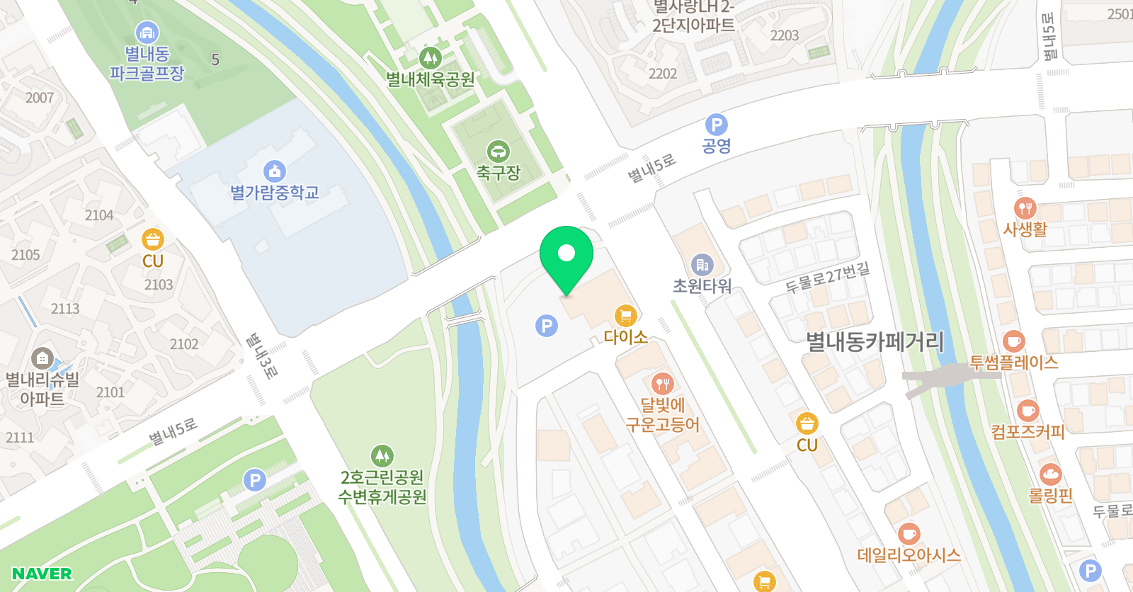 아발론랭콘 잉글리쉬 별내캠퍼스 위치