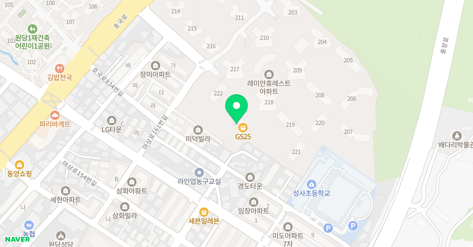 꿈꾸는이레 피아노음악학원 위치