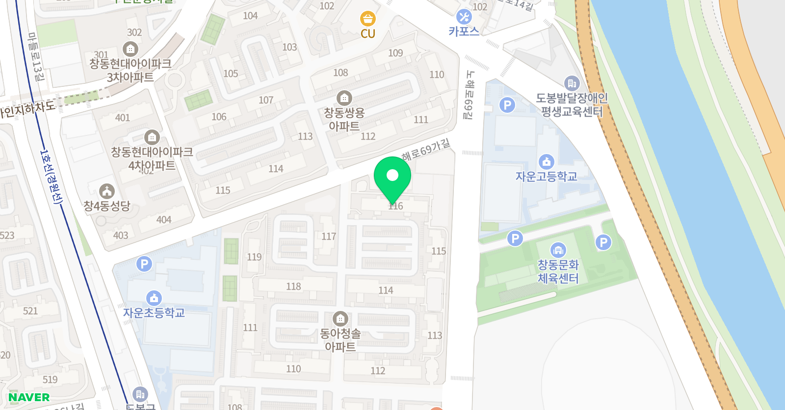 스마트해법 수학 도봉자운초점 위치