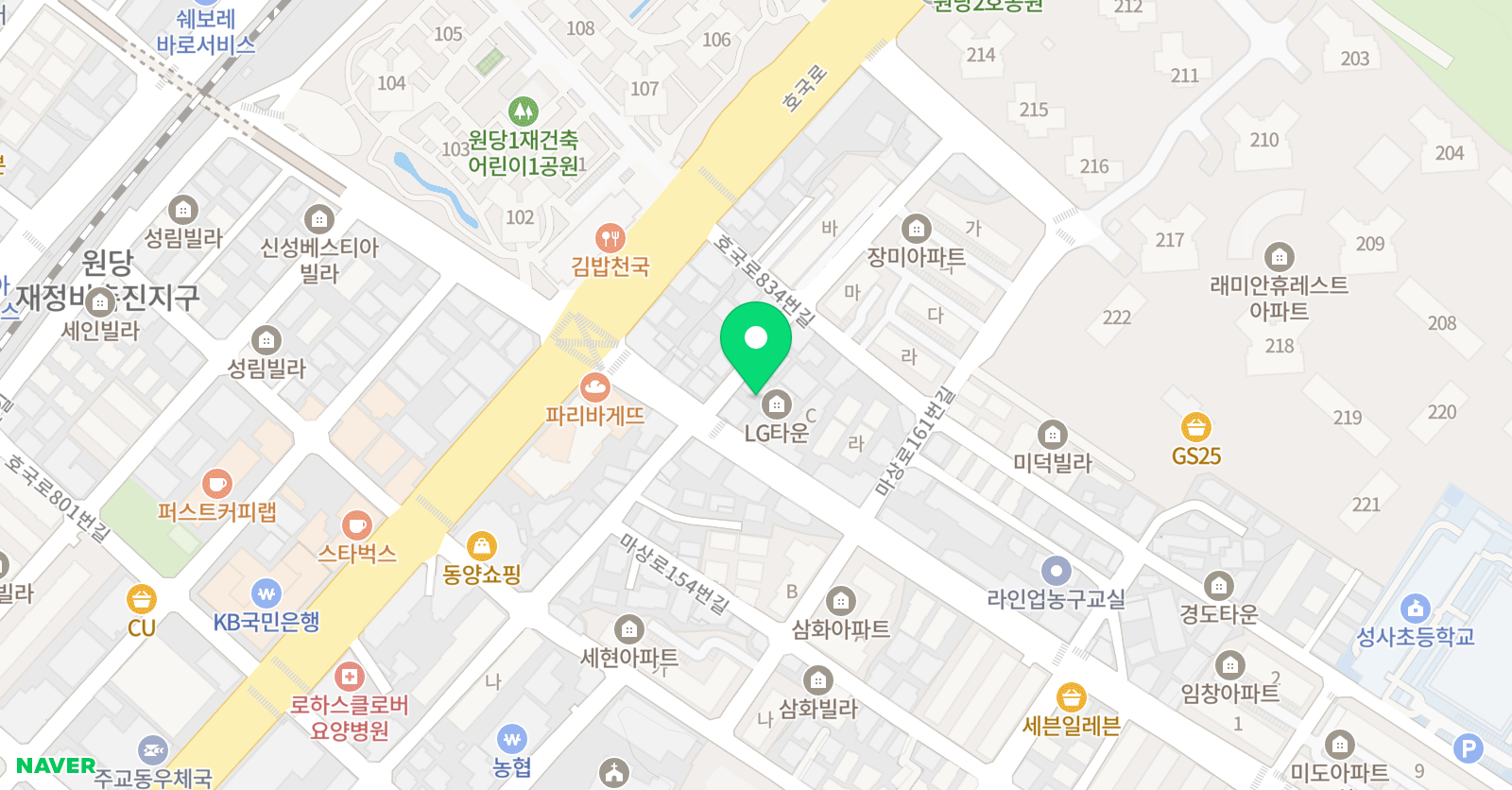알지 수학학원 위치