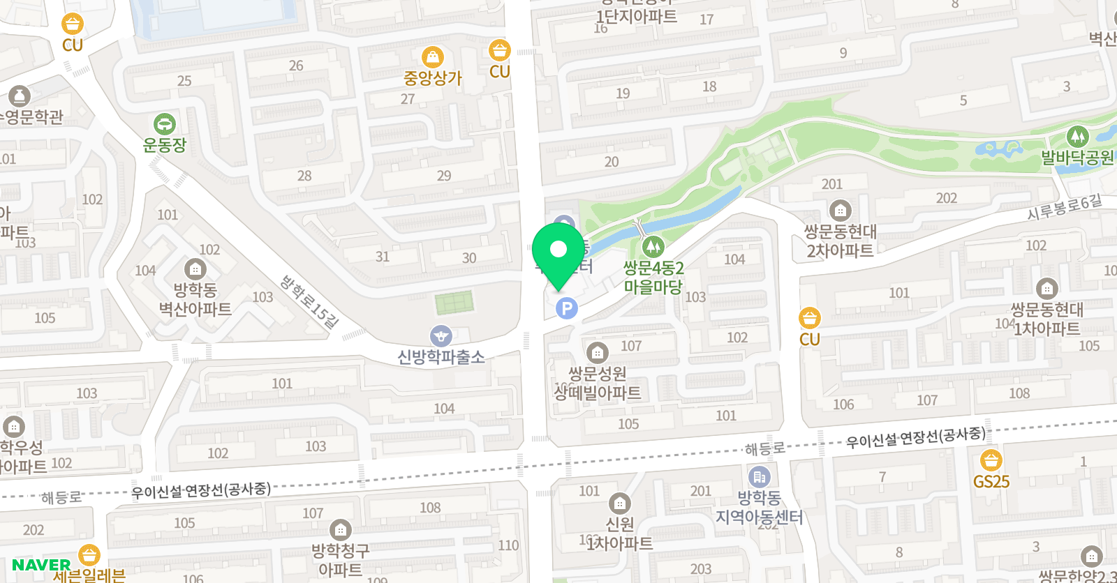 경희대선덕태권도 제2관 위치