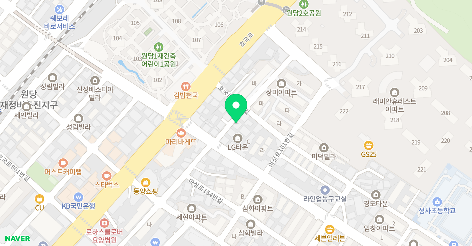 베스틴 영어학원 위치