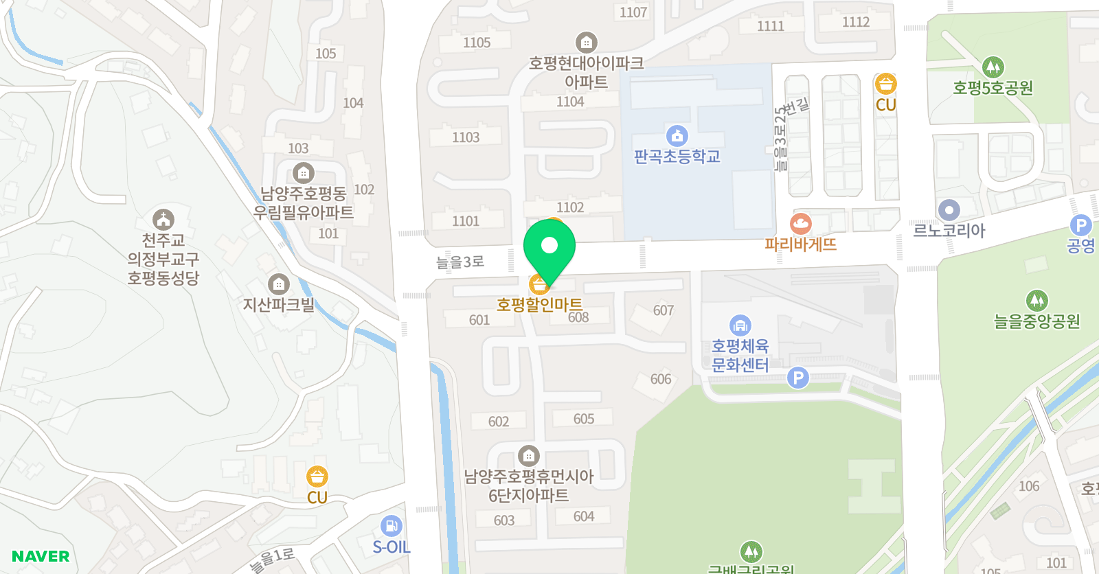 삼성 영어 셀레나 학원 판곡초교습소 위치