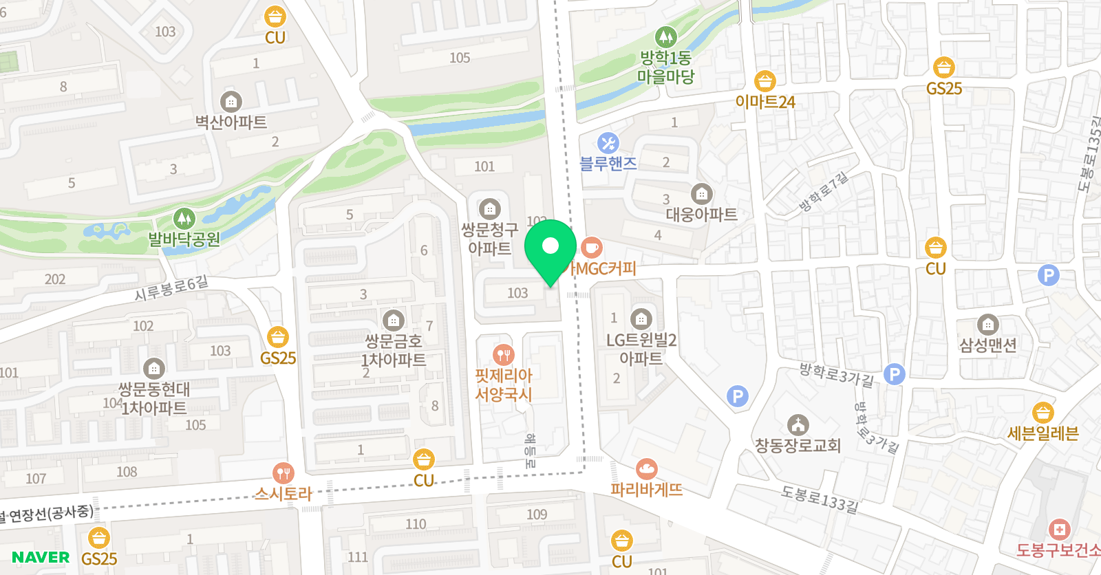 길선생 수학학원 위치