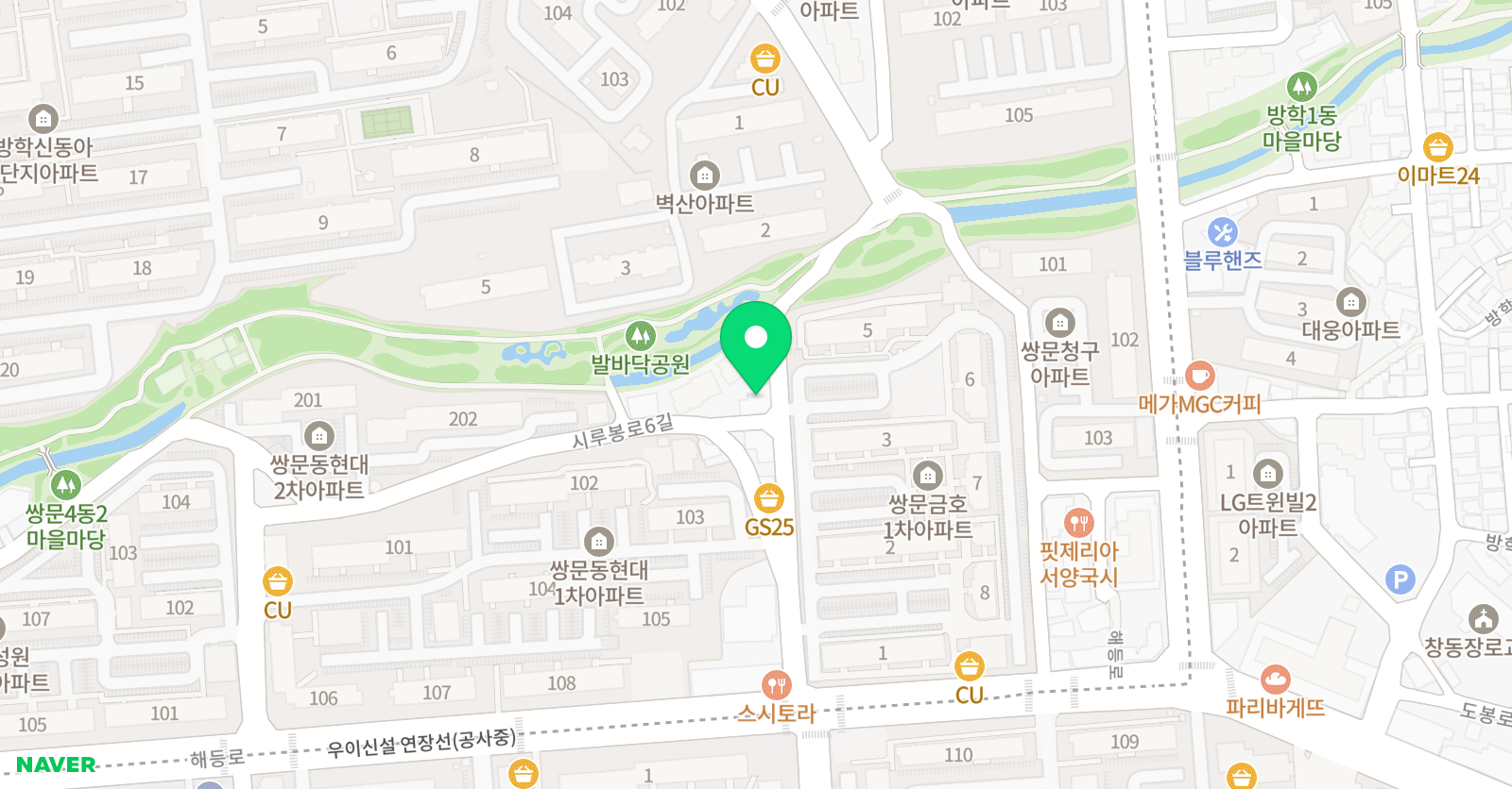 생각의 힘 학원 위치