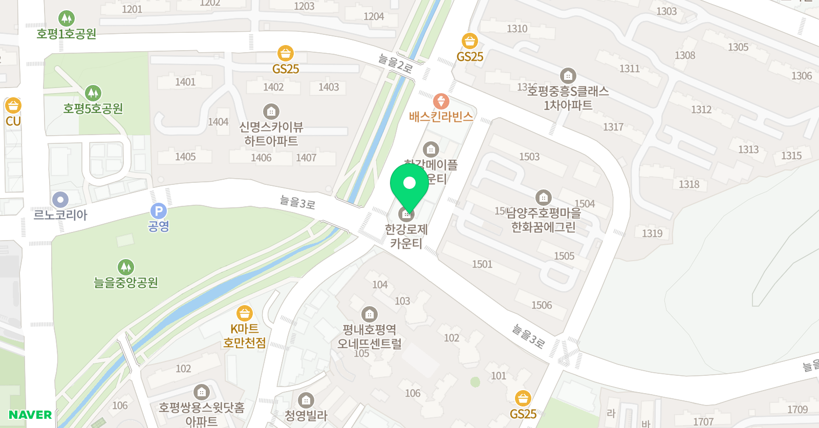 호평 위치