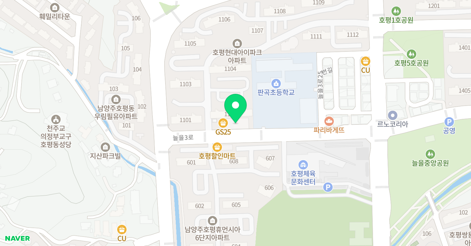 뮤엠 영어 판곡점 위치