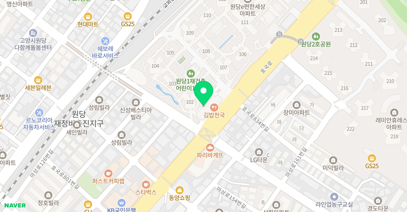 연세뮤즈 음악교습소 위치