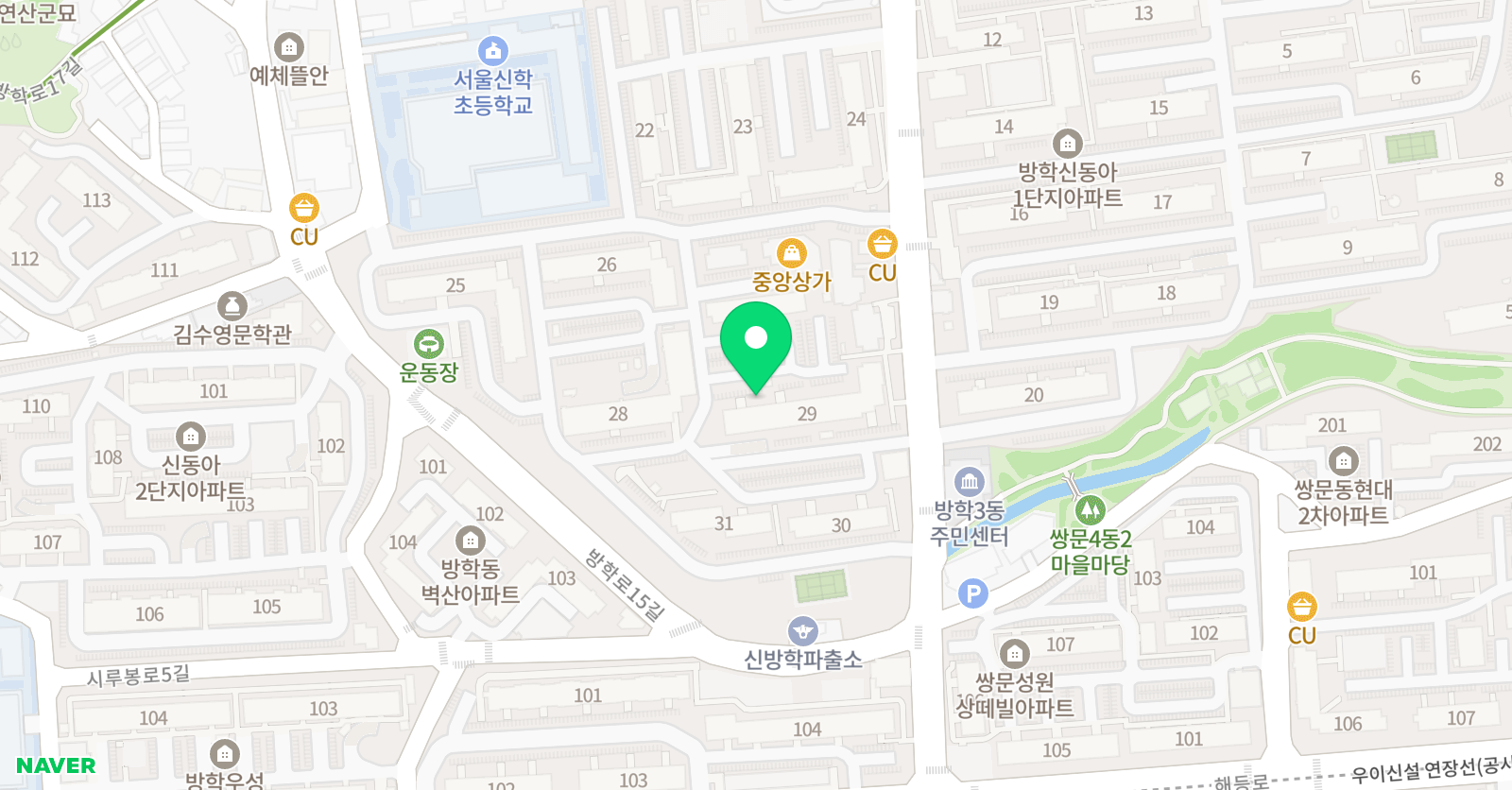 기탄 사고력교실 방학신동아점 위치