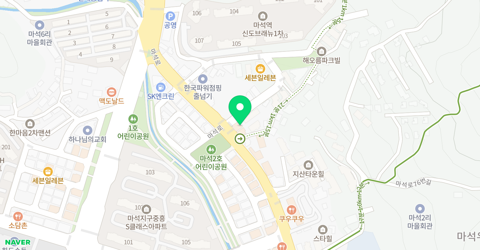 국풍2000 마석관 위치