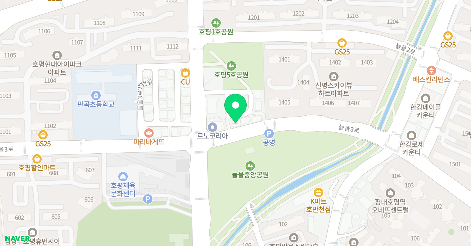 창작공간다름 남양주점 위치