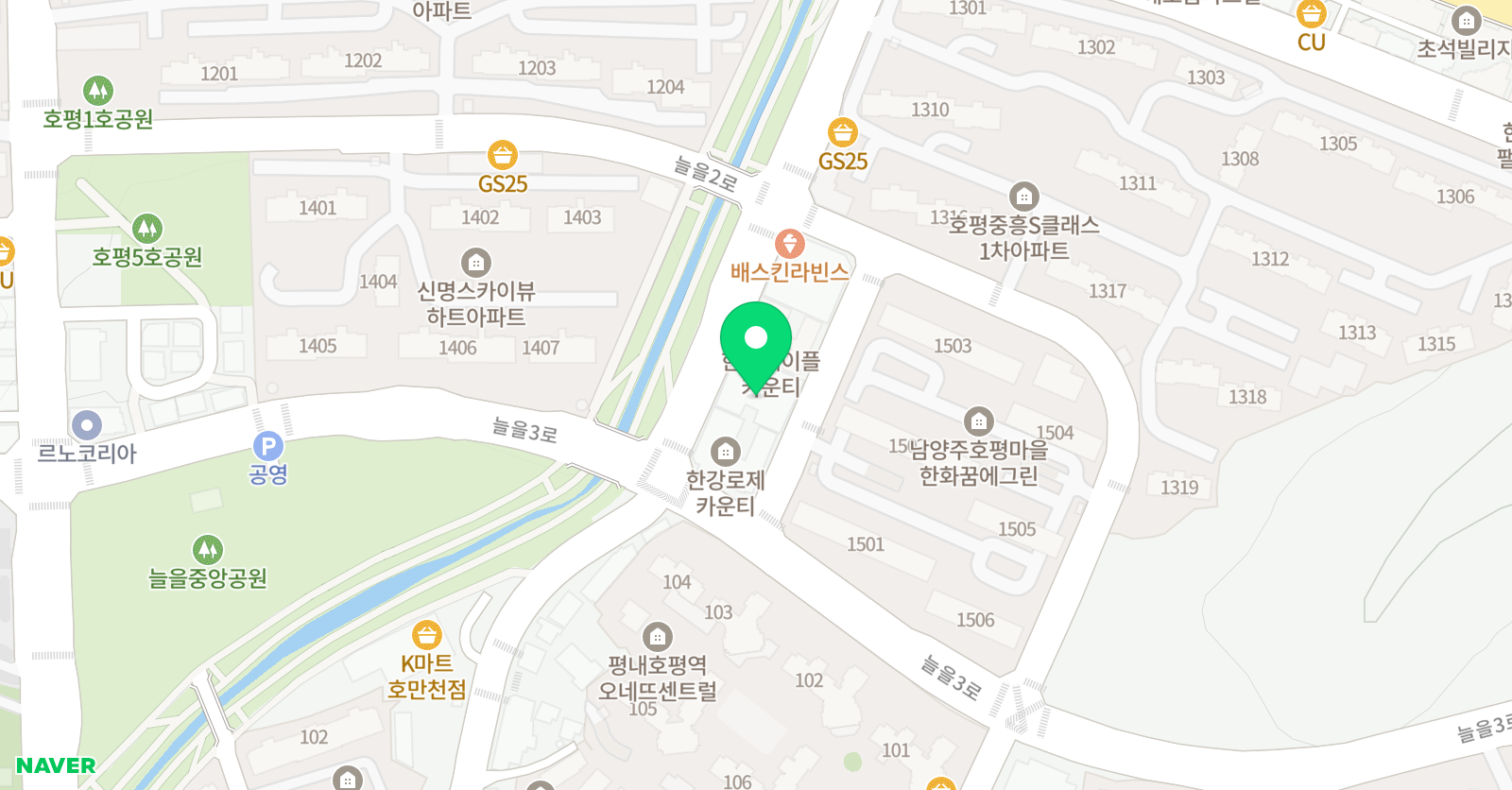 라니 뮤직실용음악학원 위치