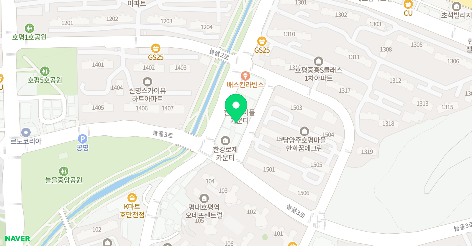 바꿈 영수학원 위치