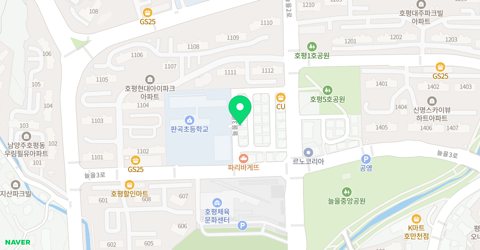 바닐라라떼 뮤직 위치
