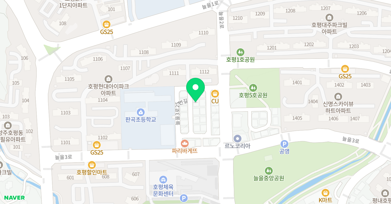 호평 한솔 플라톤 조이's독서토론논술 위치