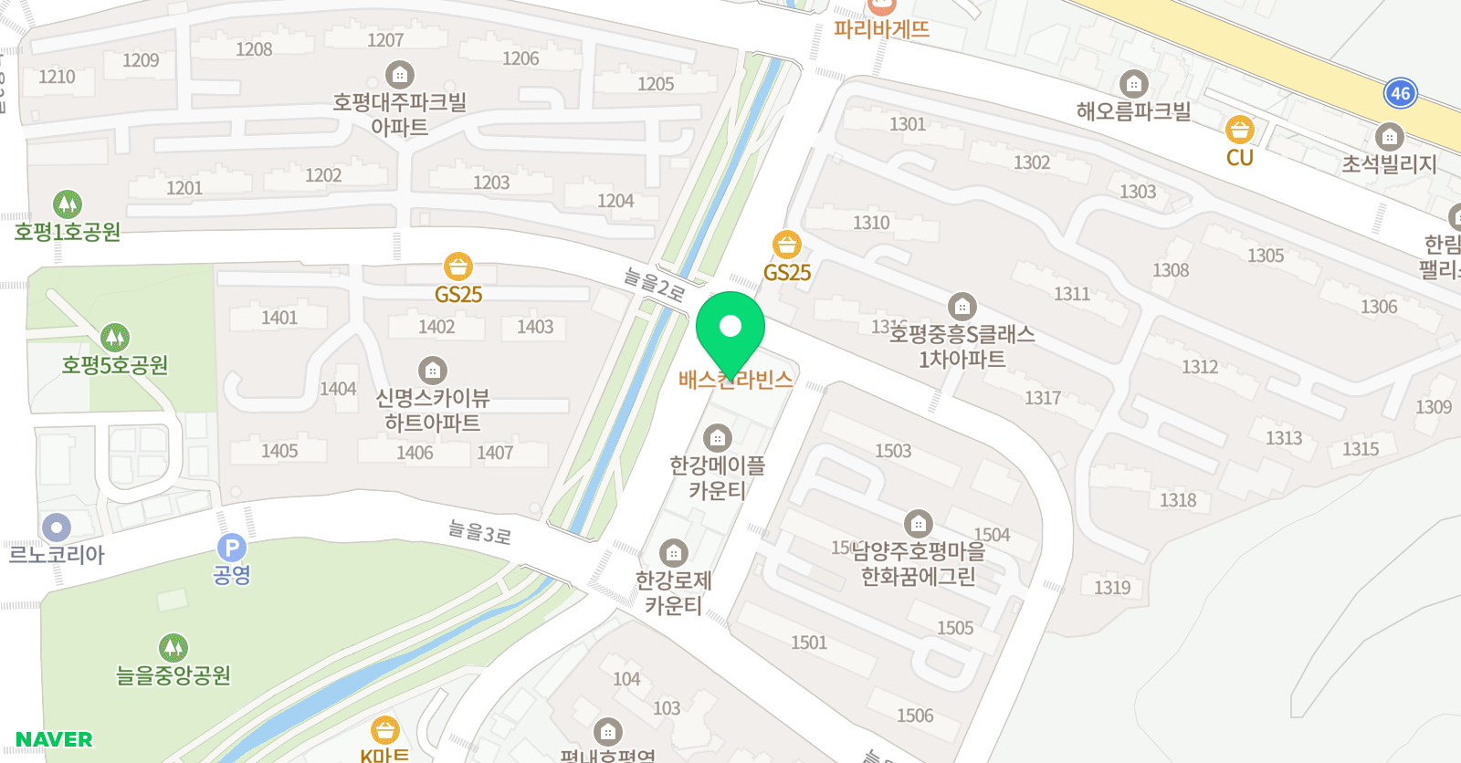 장학 학원 위치
