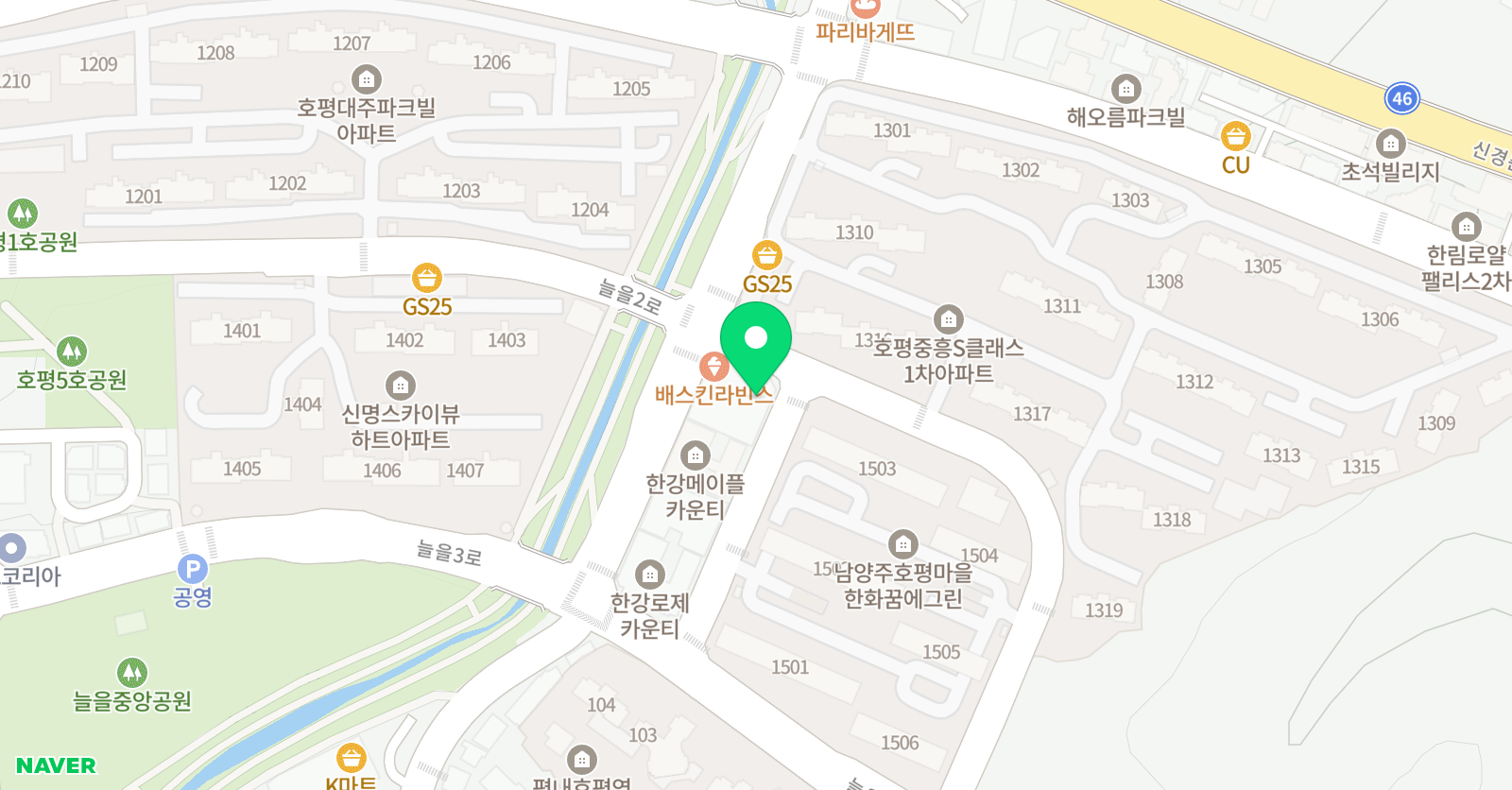 아소비 수업 호평중흥점 위치