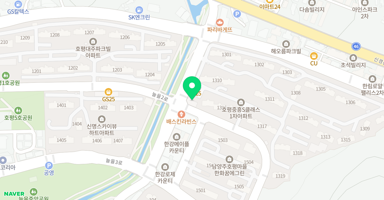 아이TOP 태권도 위치