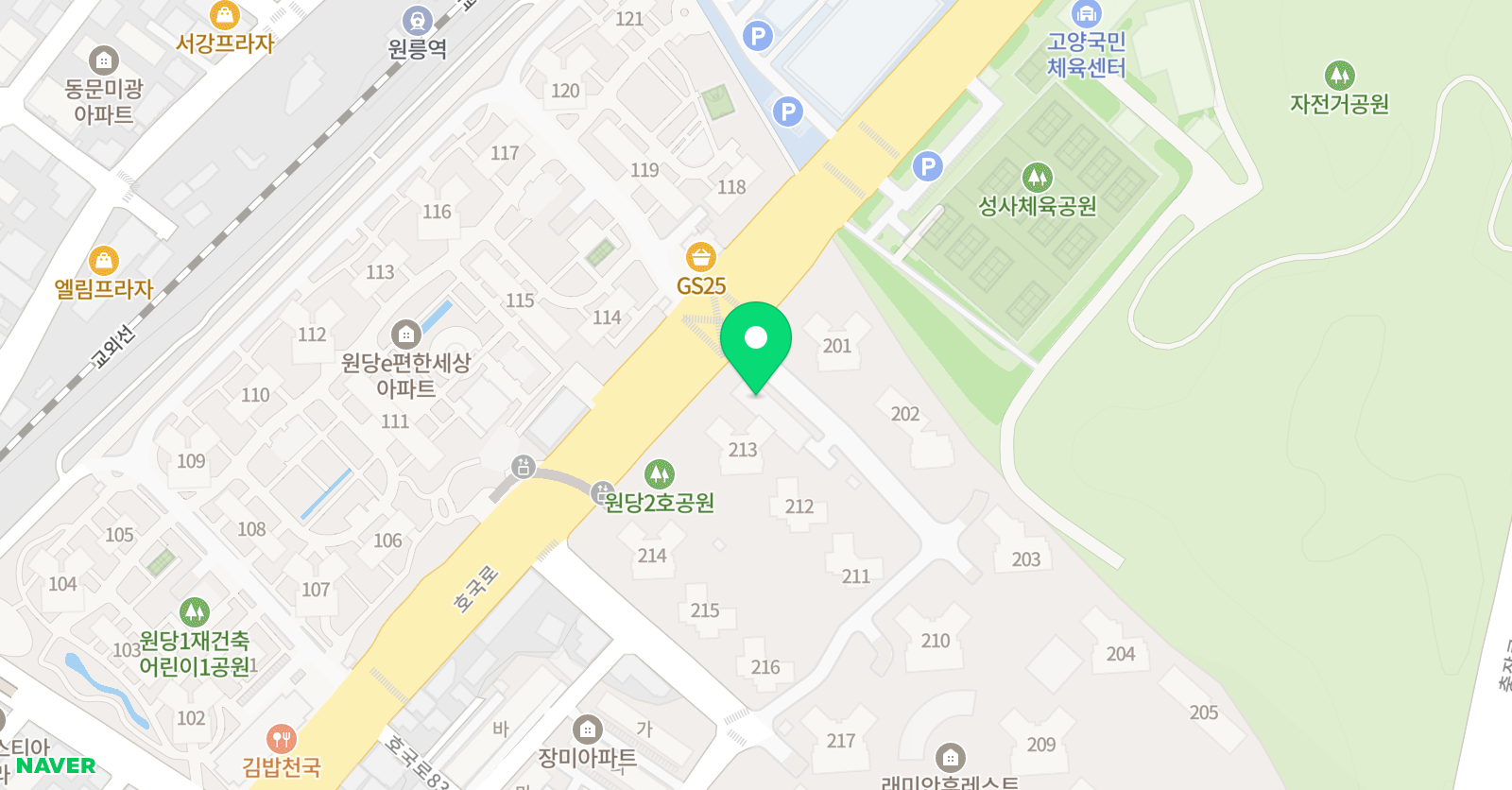 스마트해법 영어 성사래미안점 위치