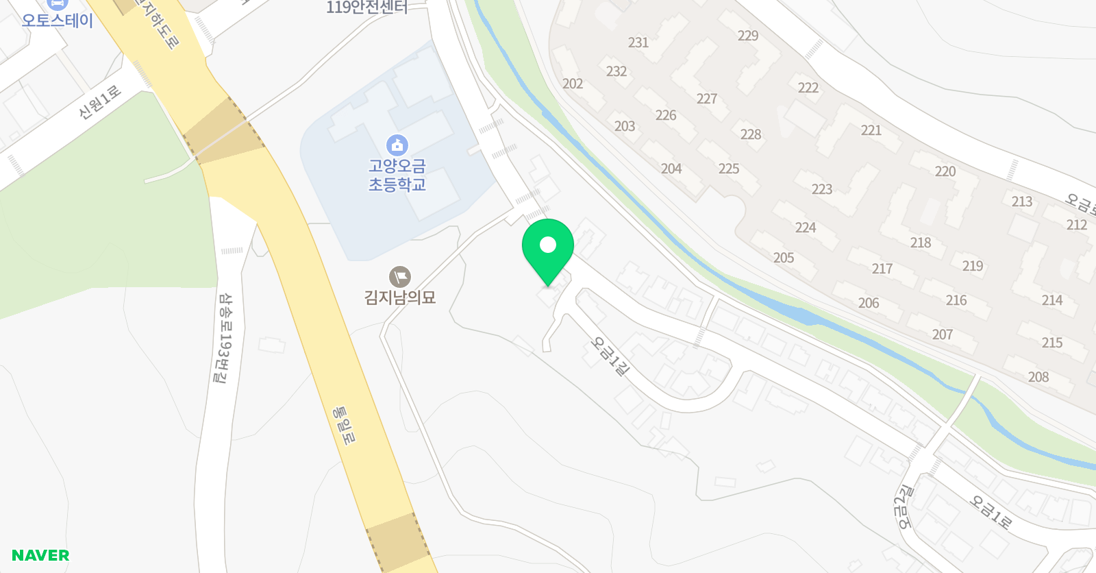 뮤엠 영어학원 오금 NEST 위치