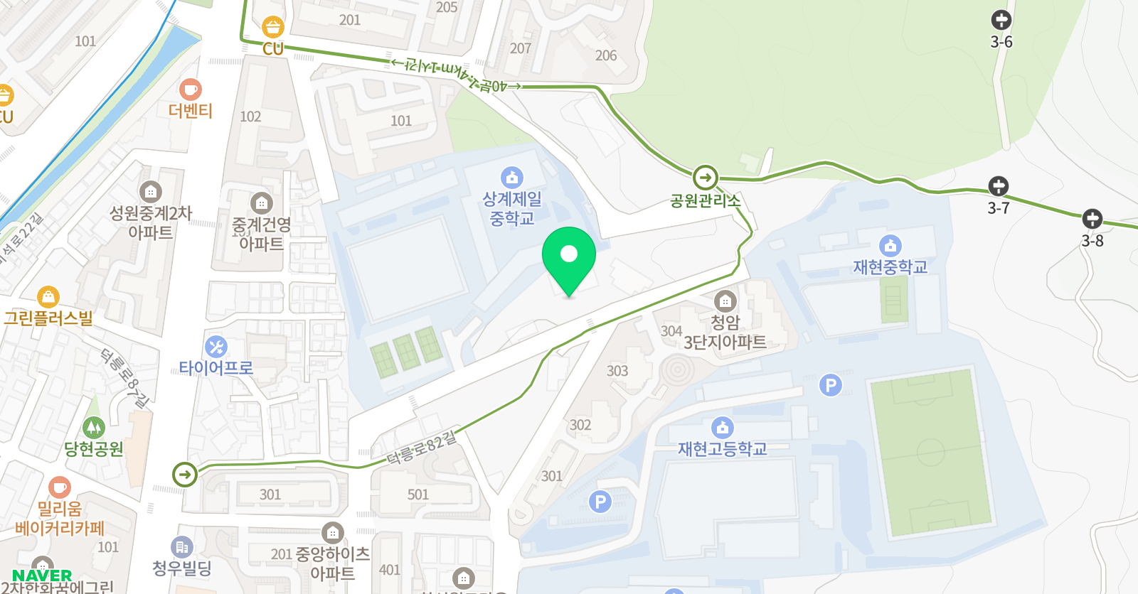 키즈위즈 어학원 위치