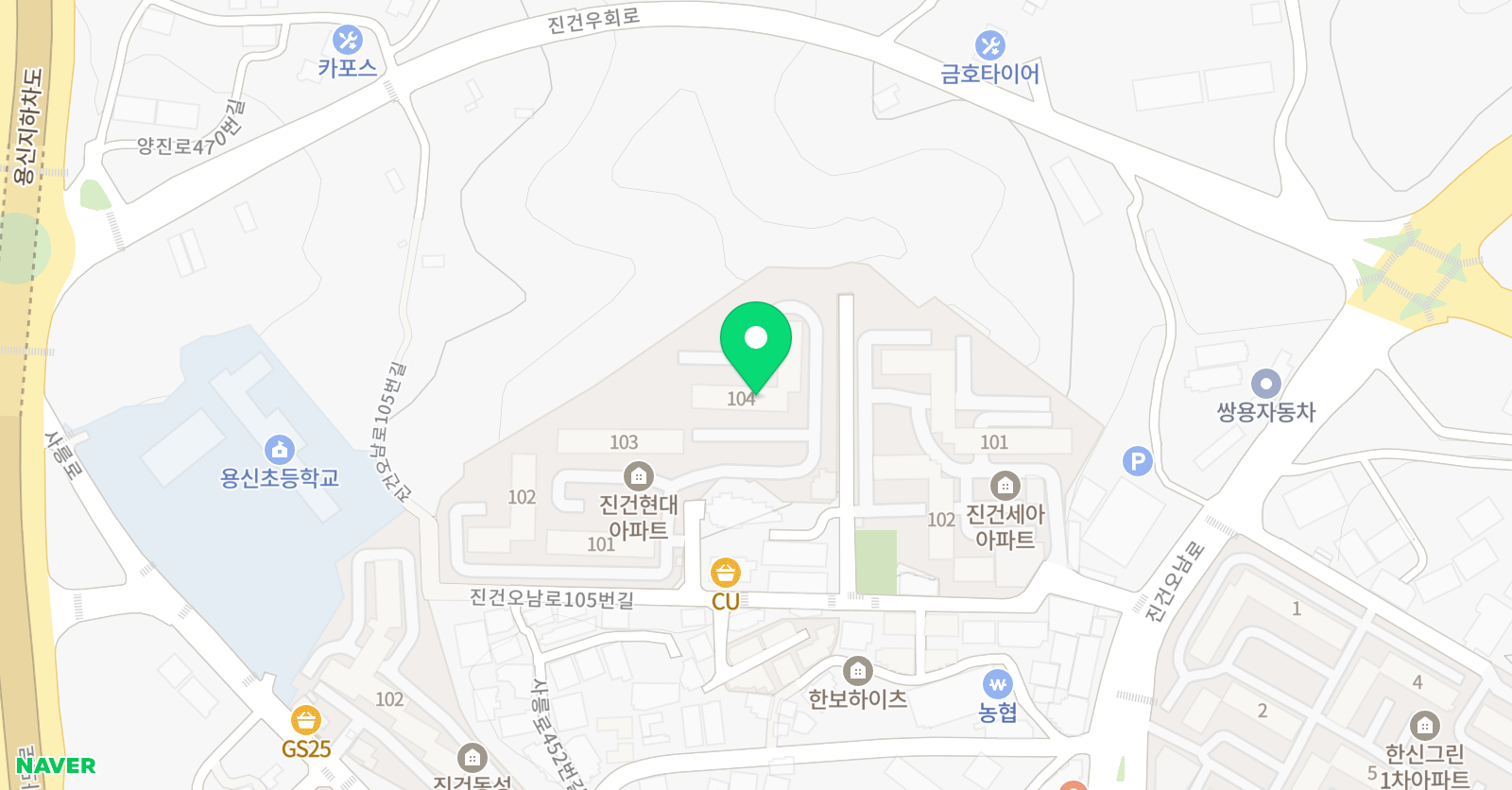 아소비 남양주 진건현대점 위치