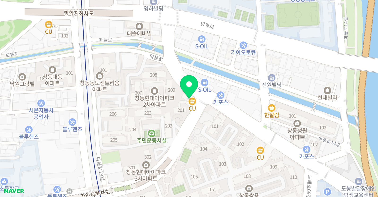 샤론 피아노음악교습소 위치