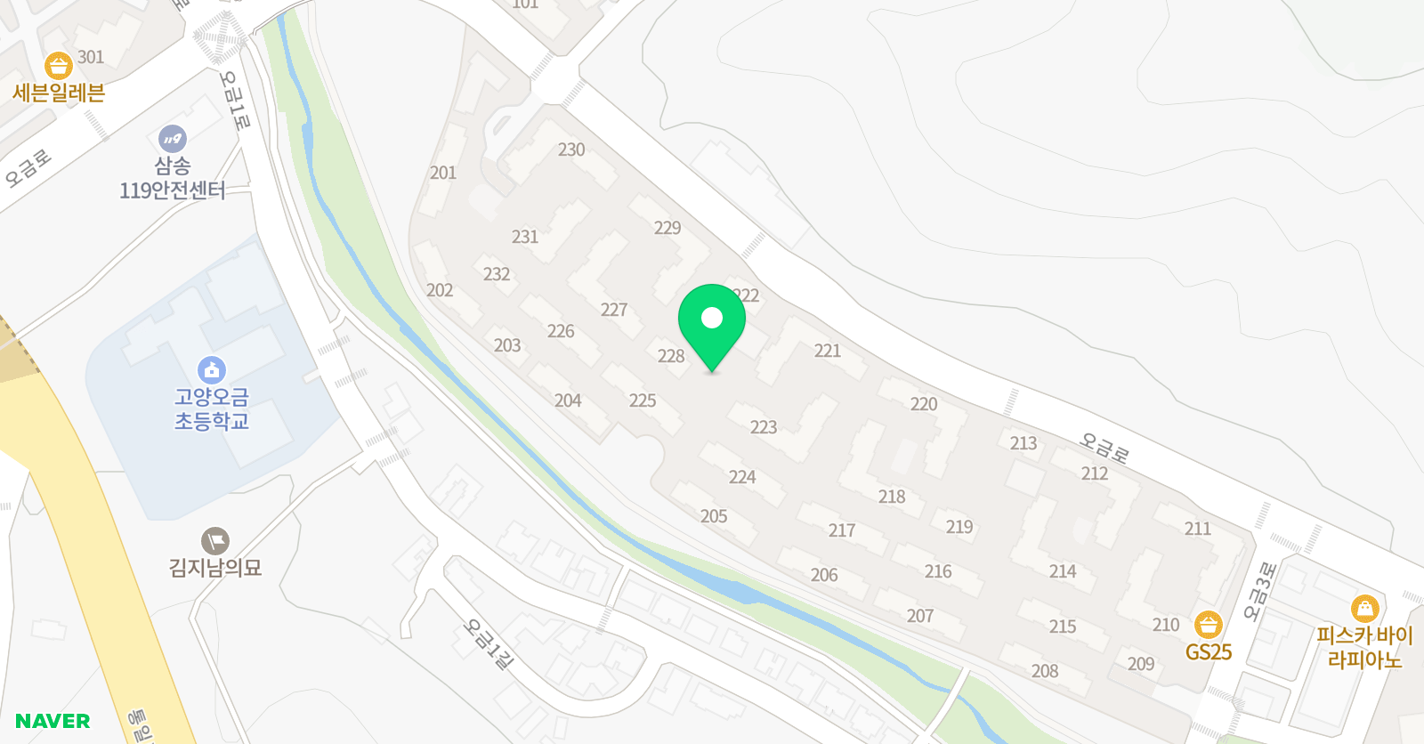 온바른수학교습소 위치