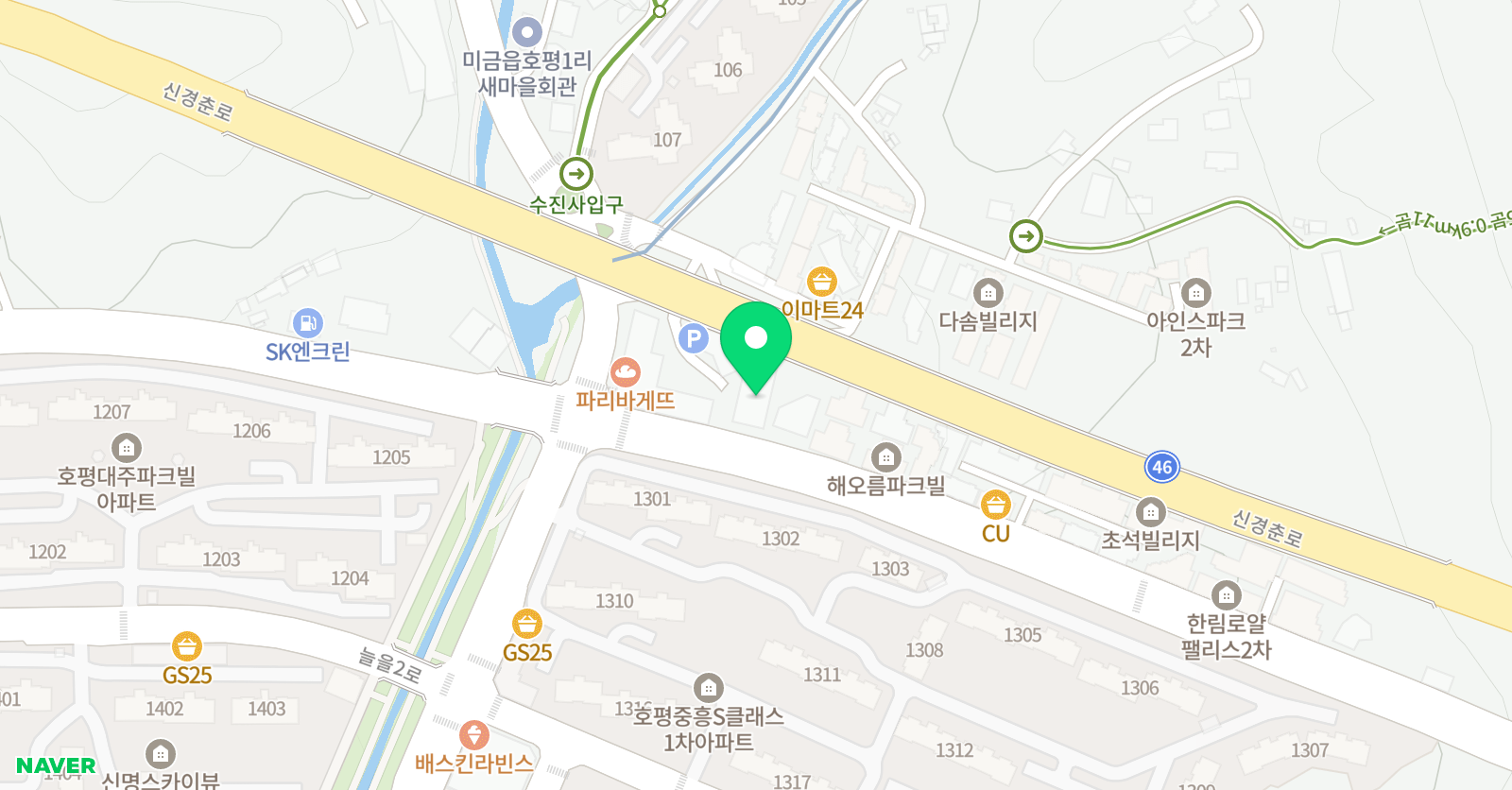 고스포츠 호평점 위치