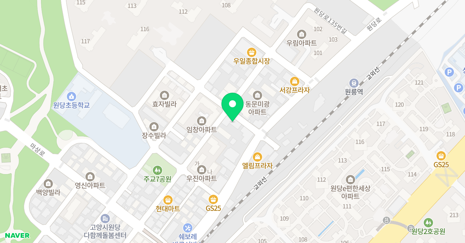 명지아성 태권도 위치
