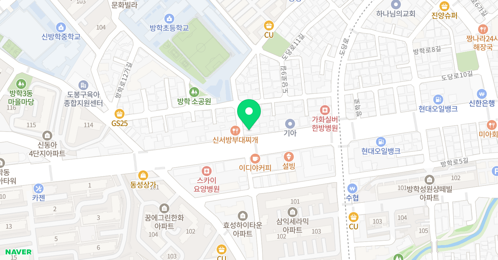 예홍 미술학원 위치