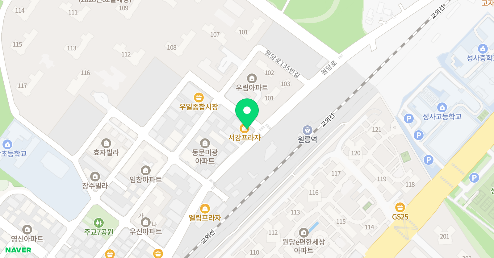 파워엘리트 학원 위치