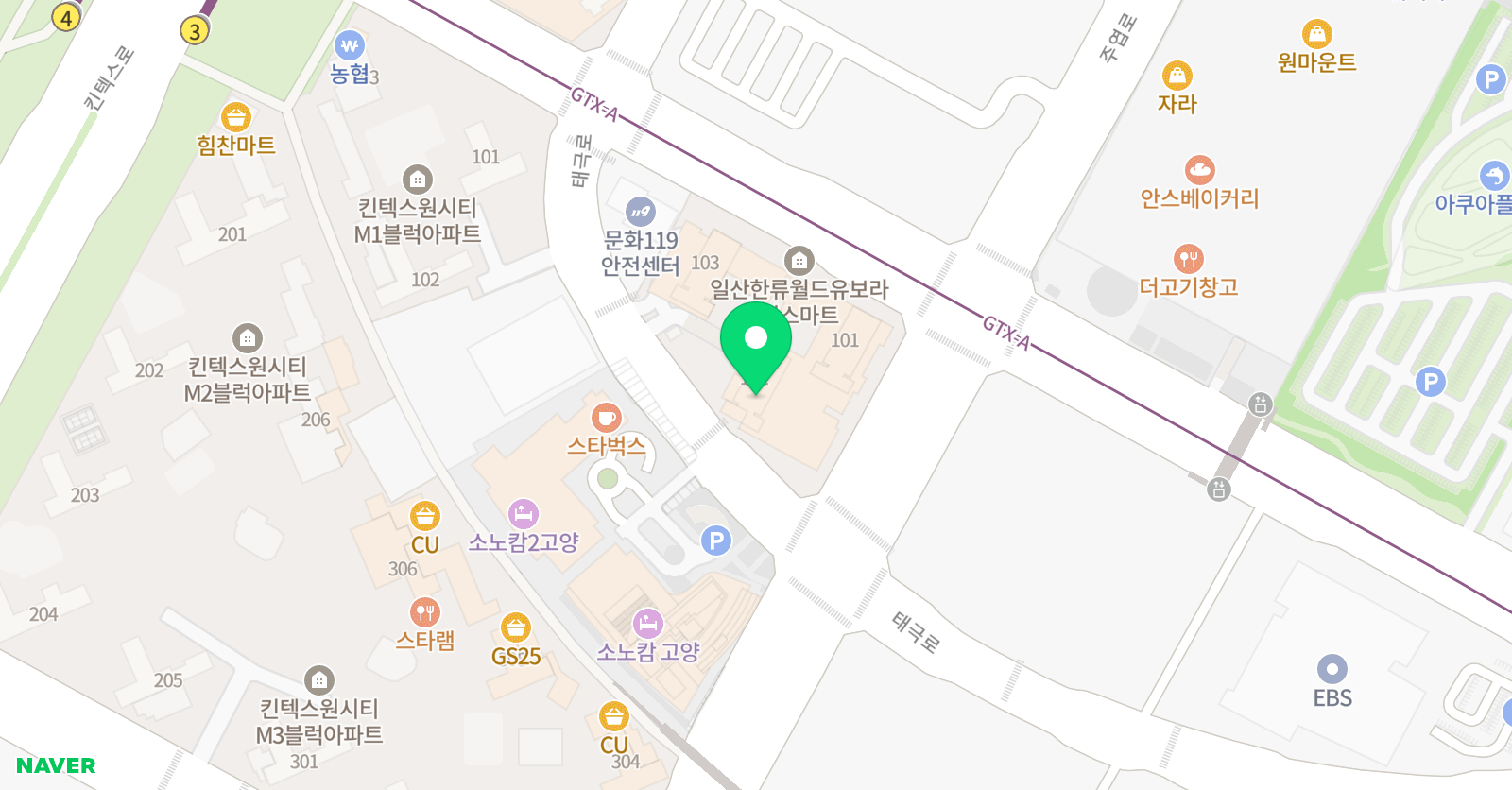 뉴클라라 음악학원 위치