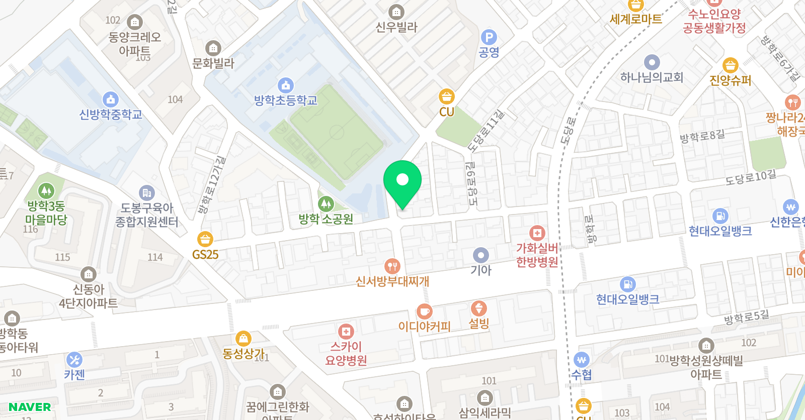 큐엠 수학학원 위치