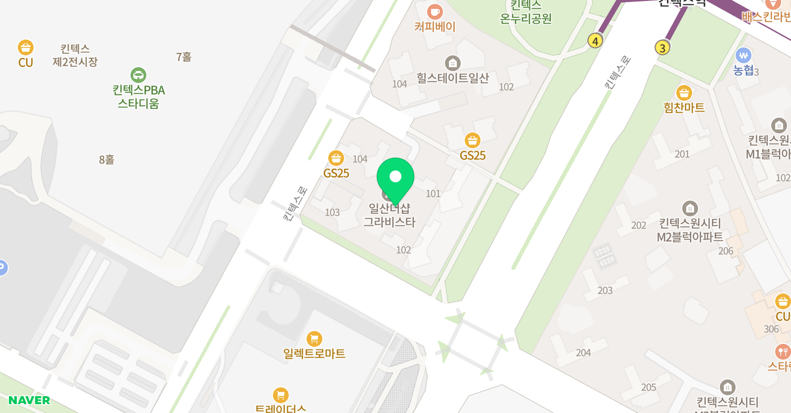 킨텍스 MTA 태권도 위치