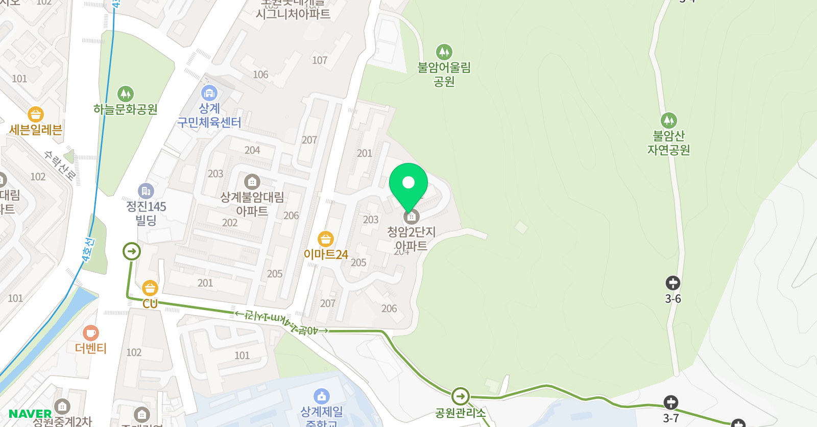 미래엔수학 불암 수학교습소 위치