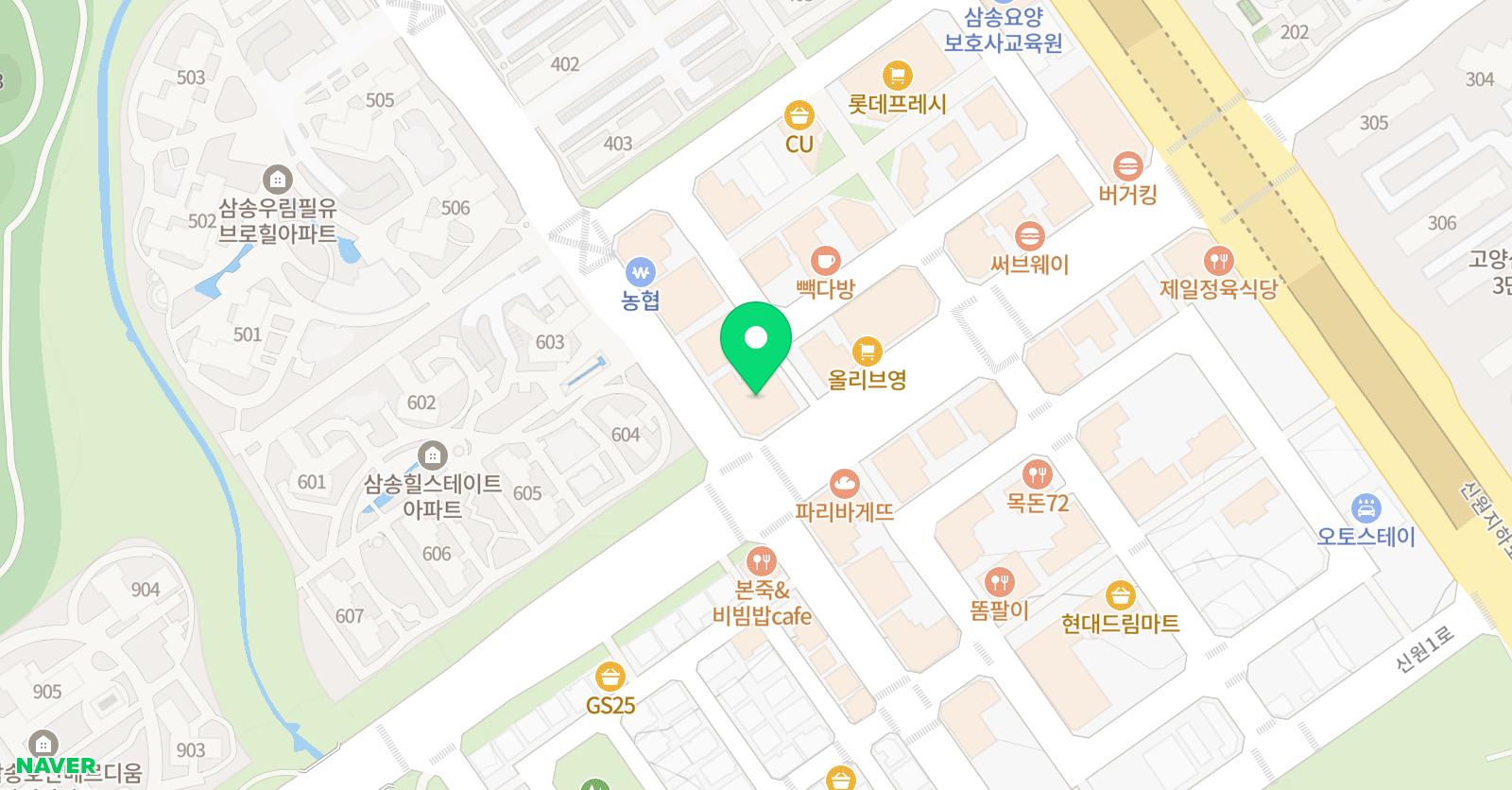 애니픽 미술학원 위치